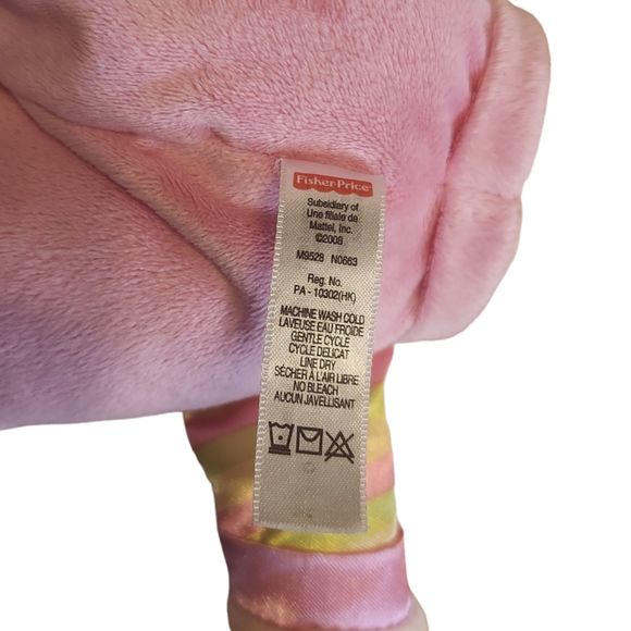 Fisher Price Baby's First Doll Stuffed Plush Pink 10" 2008 - Picture 3 of 4